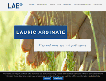 Tablet Screenshot of lauric-arginate.com